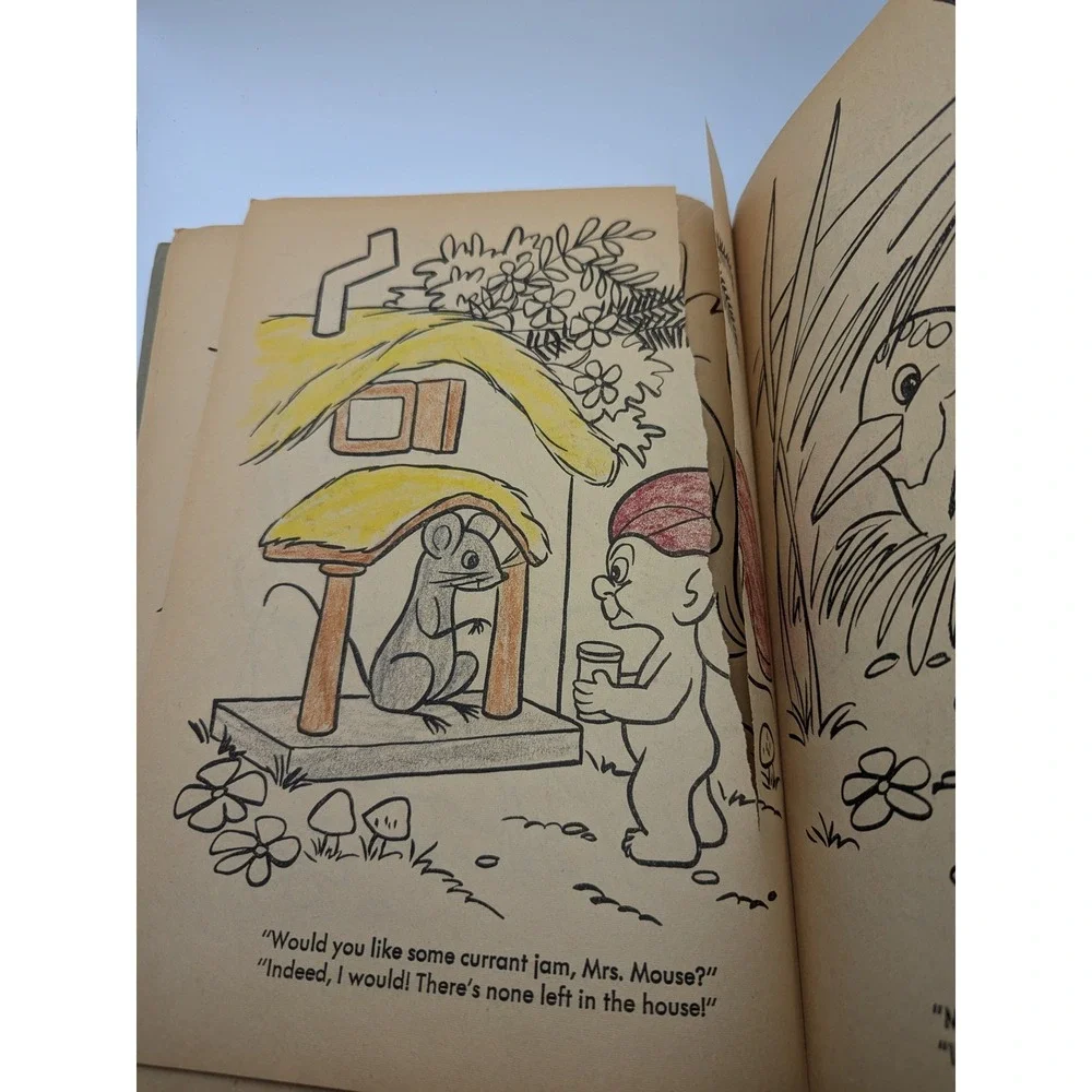 The Trolls Coloring‎ Book Treasure Books 1965 Vtg Childrens Activity Collectible